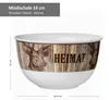 4er Set Heimat Hirsch Schalen Ø14cm Braun Snack-Schüssel Produktbild-Vorschau 3