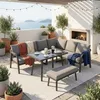 Merax Gartenmöbel-Set für 8 Personen, Garten-Essgruppe mit Produktbild-Vorschau 3