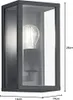 Applique d'extérieur GARONNE anthracite Trio 201860142 Voir les images du produit 14