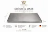 Werk24 Backstahl 8mm 38x33cm für Pizza und Brot Pizzastahl Produktbild-Vorschau 3