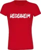 multifanshop Damen T-Shirt - Heidenheim - Textmarker, rot, Produktbild-Vorschau 1