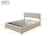 Flieks Hydraulisches Polsterbett 180x200cm mit Lattenrost, Produktbild-Vorschau 7