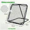 COSTWAY, rete da allenamento per calcio, dimensioni 101x101 Anteprima dell’immagine prodotto 3