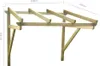 vidaXL Türvordach 200x100x100 cm Kiefer Massivholz Produktbild-Vorschau 11