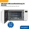Exquisit Mikrowelle MW7120-240DI | 20 l Garraum | 700 W Produktbild-Vorschau 2