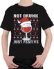 Not Drunk Just Festive Weinliebhaber - Ugly Christmas Produktbild-Vorschau 1