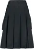 Brandit Mittellanger Rock Herren Kilt schwarz Basics 100% Produktbild-Vorschau 2