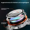 An exploded view diagram of a smartwatch, highlighting its internal components and materials. Produktbild-Vorschau