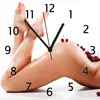Wallario Design Wanduhr Kirschen auf dem Rücken einer Produktbild-Vorschau 1