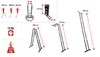 Baulich | Scala - 4x4 pioli - Portata 125 kg - Altezza di Anteprima dell’immagine prodotto 2