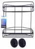 SEPIO Duschablage Schwarz, Badezimmer Organizer Eckig, Produktbild-Vorschau 3