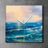 Coloray Uhr auf Leinwand 30x30 cm Wand Uhr Dekoration Produktbild-Vorschau 2