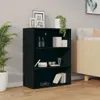 vidaXL Hängeschrank Schwarz 69,5x32,5x90 cm Produktbild-Vorschau 3
