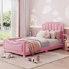 Fortuna Lai Polsterbett 90x200cm, Kinderbett aus Flanell, Produktbild-Vorschau 1