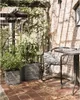 Capi Blumentopf Nature Rib Quadratisch 50 x 50 cm Anthrazit Produktbild-Vorschau 2