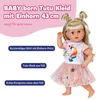 BABY born Einhornkleid mit Tutu mit bunten Konfetti-Punkten Produktbild-Vorschau 2