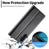 A phone case is shown with graphics illustrating its protective features. Produktbild-Vorschau