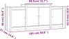vidaXL Sideboard 164 x 37 x 68 cm Massivholz Kiefer Produktbild-Vorschau 8
