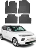 2019-2025 Kia e-Soul tappetini in gomma nera 4 pz Anteprima dell’immagine prodotto 1