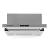 A stainless steel range hood is shown against a white background. Náhľad obrázku produktu