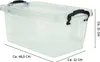 Transparente Aufbewahrungsbox mit Deckel 22L – Vielseitige Produktbild-Vorschau 6