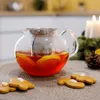 Kondela Skleněný čajník se sítkem Kremy 0,95 l - průhledná Náhled obrázku produktu 4