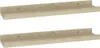 vidaXL Nástenné police 2 ks dub sonoma 40 x 9 x 3 cm Náhľad obrázku produktu 1