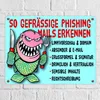 Phishing Mails Metallschild in 15x20 cm in blau zum Thema Produktbild-Vorschau 2