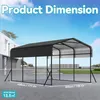 UISEBRT Extra large carport-tente 450×300×250 cm - Robuste Voir les images du produit 2