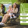 TRESKO® Campingstuhl Faltbar bis 200kg | Faltstuhl mit Produktbild-Vorschau 7