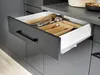 L Küche Leerblock Winkelküche Grau Matt Artisan Eiche Produktbild-Vorschau 8