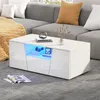 Table basse Sweiko 100x50x40cm, table basse avec lumière Voir les images du produit 5