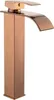 A rose gold waterfall faucet. Produktbild-Vorschau