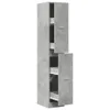 vidaXL Apothekerschrank Betongrau 30x41x174,5 cm Produktbild-Vorschau 1