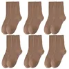 6 Paar Damen Crew Socken Baumwolle Socken Atmungsaktive Produktbild-Vorschau 1