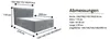 Bett, Boxspringbett, Continentalbett LUMORA mit Bonell Produktbild-Vorschau 5