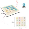 Gioco di memoria da tavolo montessoriano in legno, set di 4 Anteprima dell’immagine prodotto 4