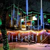 192 LED Meteor Shower Fairy Lights Vodotesné vianočné Náhľad obrázku produktu 6