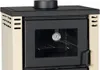 EEK A+ Kaminofen mit Backfach PRITY K2 GT F creme – 8,1kW Produktbild-Vorschau 8