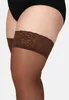 Bellivalini Damen halterlose Strümpfe mit Spitze Plus Size Produktbild-Vorschau 6