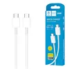 Denmen USB-C Kabel 1m - Weiß für schnelle Datenübertragung Produktbild-Vorschau 1