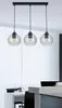 LUXOLAR Pendelleuchte 3-flammig E27 Schwarz - Glasschirme Produktbild-Vorschau 3