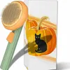 Brosse pour chiens et chats avec bouton de nettoyage, Voir les images du produit 6