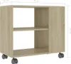 vidaXL Stolik boczny dąb sonoma 70x35x55 cm materiał Podgląd zdjęcia produktu 8