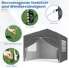 Tente pliante COSTWAY 3 x 3 m avec 4 parois latérales Voir les images du produit 6