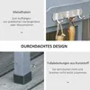 Outsunny Pflanztisch Gärtnertisch Blumentisch mit Metall Produktbild-Vorschau 5