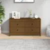 vidaXL Beistellschrank Honigbraun 100x40x54 cm Massivholz Produktbild-Vorschau 2