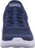 A close-up, front-facing view of a blue Skechers Go Walk sneaker. Anteprima dell’immagine prodotto