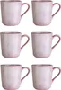 Kaffeetassen - 355 ml - Rosa - Steingut - lasiert - 6er Set Produktbild-Vorschau 1