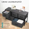 Commode avec tiroirs en tissu, Chest of Drawers avec 5 Voir les images du produit 9